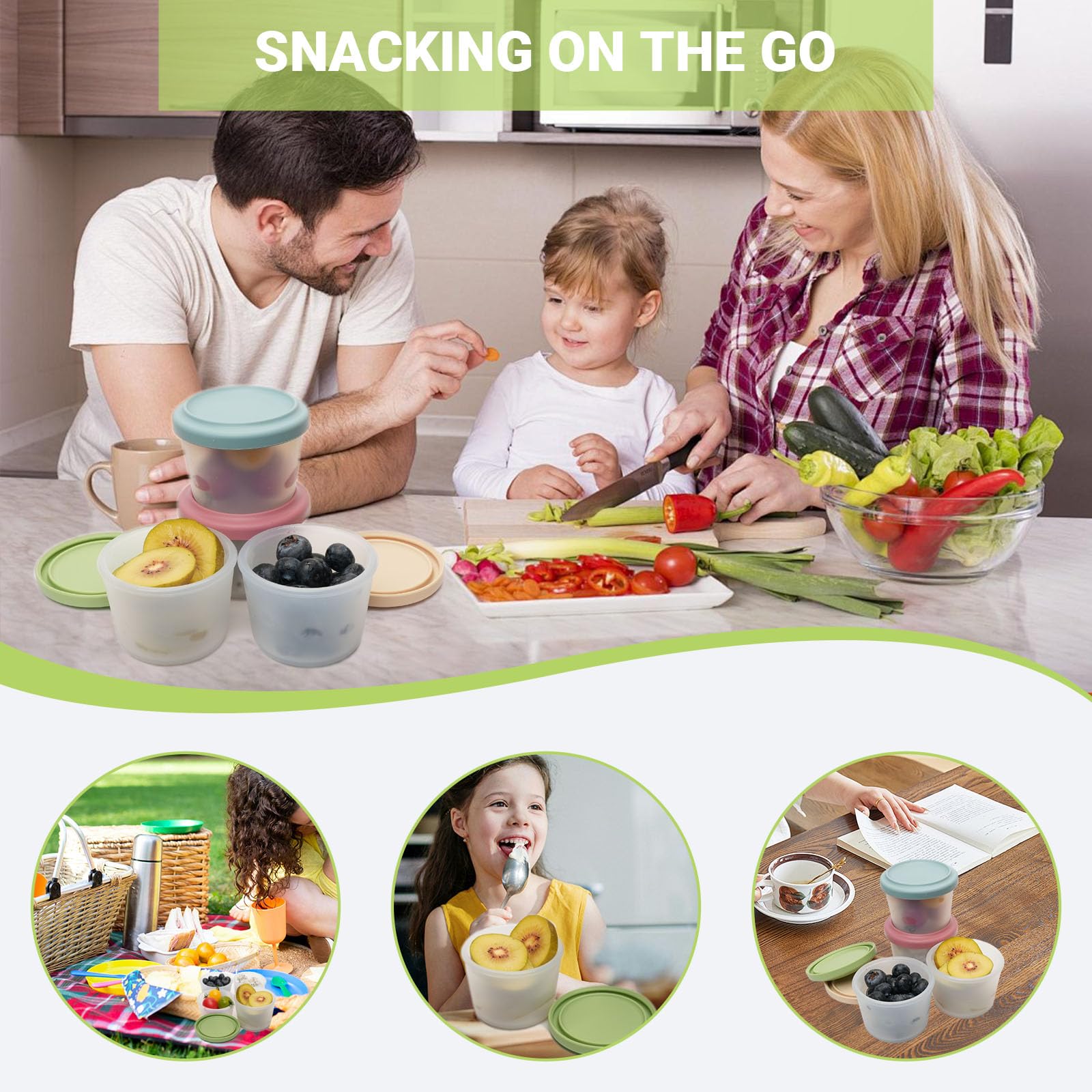 Food Grade Silicone Baby Food  - Food Storage System 리뷰 및 가격