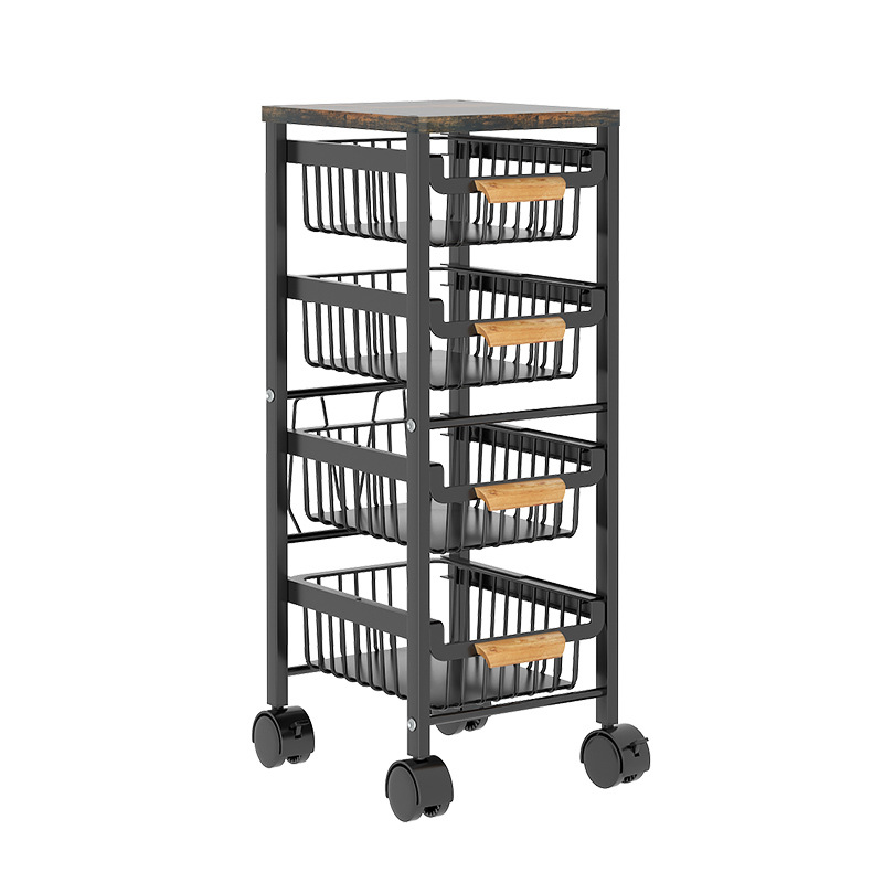 5 Tier Wire Fruit Basket - Kit - Food Storage With Wheels 리뷰 및 가격