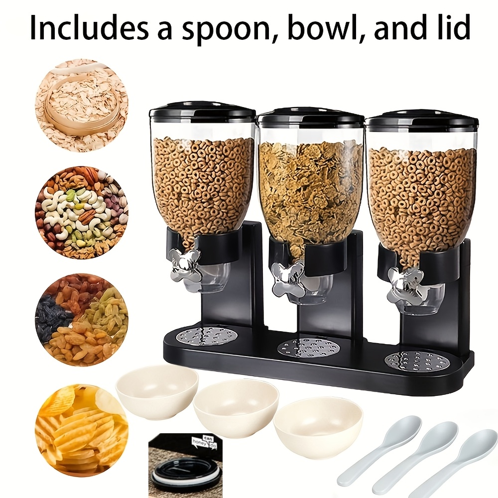 Dry Food & Candy Dispenser Eac - Food Storage Glass Round 리뷰 및 가격