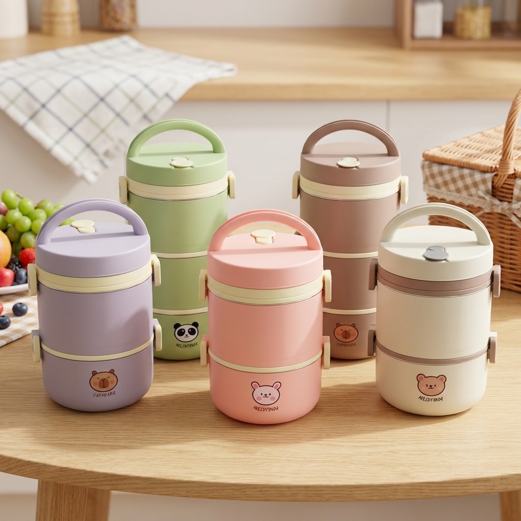 304 Stainless Steel Thermal Lu - Food Storage Jar Set 리뷰 및 가격