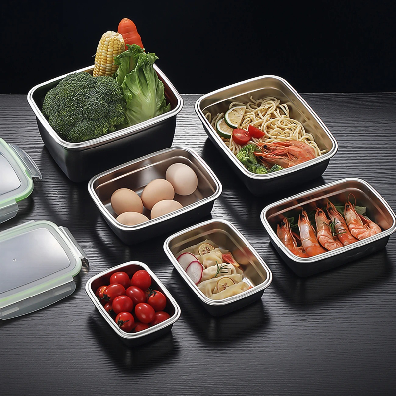 304 Stainless Steel Lunch Box  - Food Storage Stainless Steel Containers 리뷰 및 가격