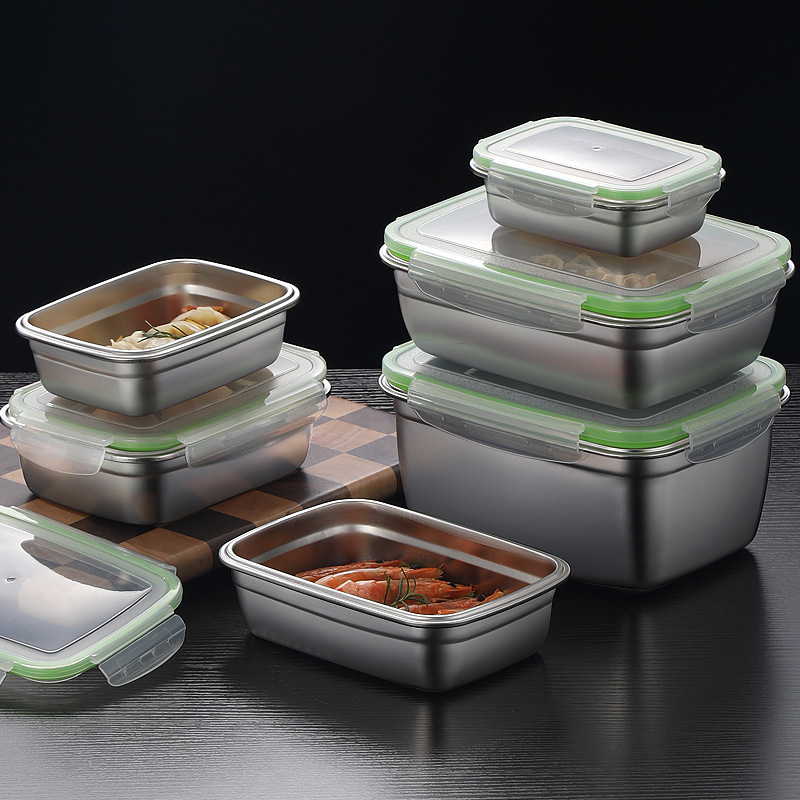 304 Stainless Steel Lunch Box  - Food Storage Stainless Steel Containers 리뷰 및 가격