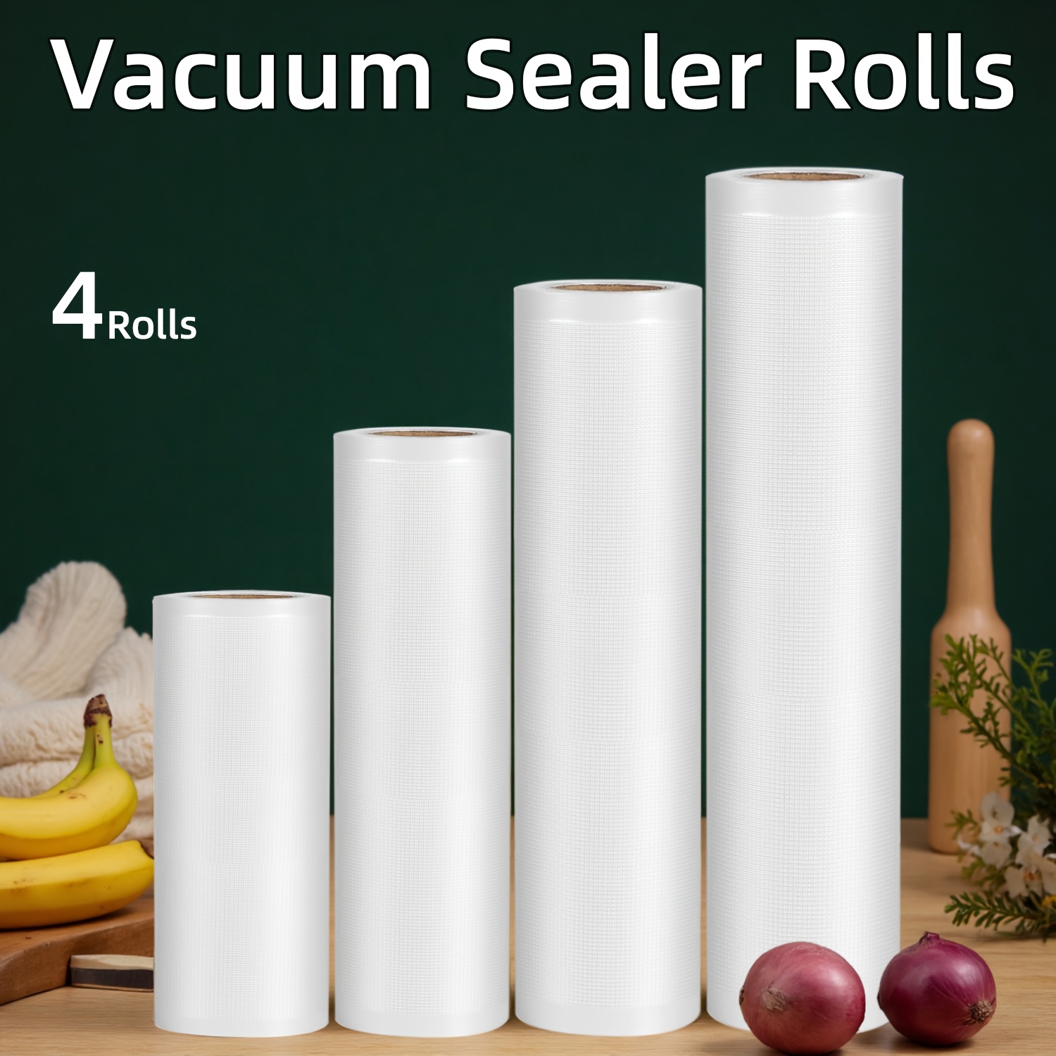 4-Pack Vacuum Sealer Rolls: He - Food Storage Vacuum Seal 리뷰 및 가격