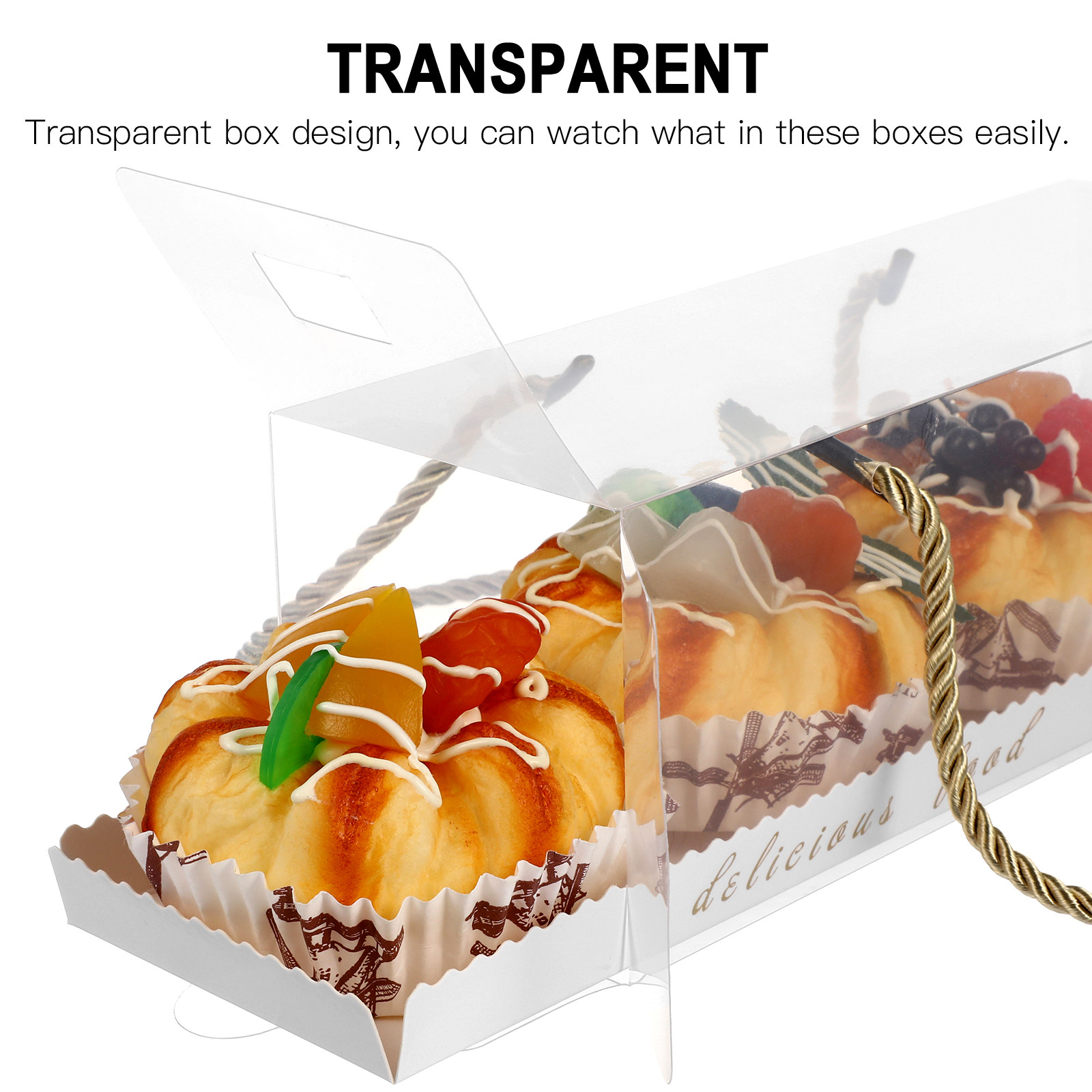 10Pcs Baking Boxes Transparent - Food Storage Safe 리뷰 및 가격