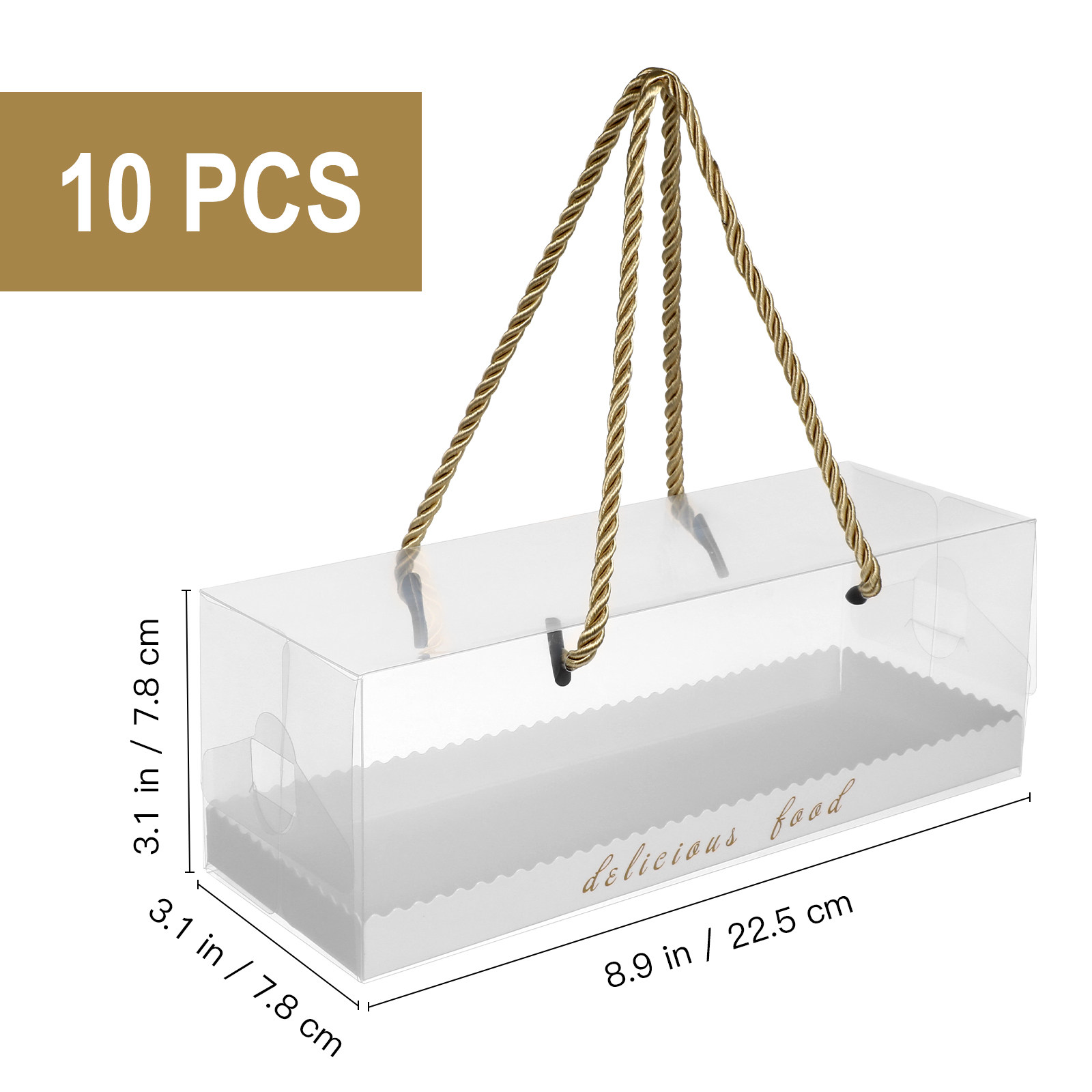 10Pcs Baking Boxes Transparent - Food Storage Safe 리뷰 및 가격
