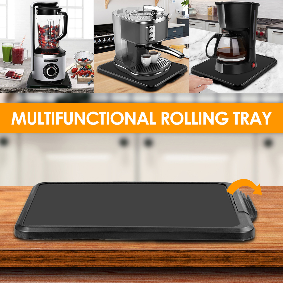Kitchen Appliance Sliding Tray - Food Storage With Wheels 리뷰 및 가격