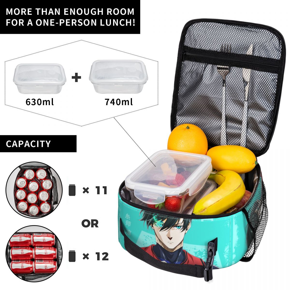Anime Blue Locks Product Insul - Food Storage Keep Warm 리뷰 및 가격
