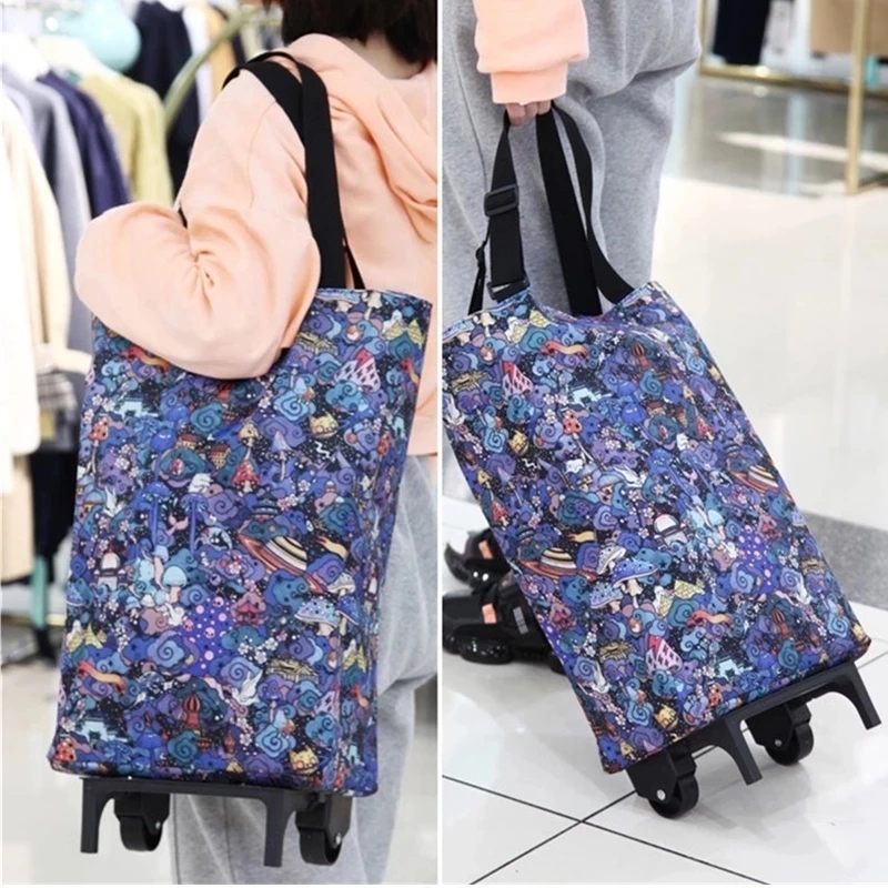Folding Storage Bag High Capac - Food Storage With Wheels 리뷰 및 가격
