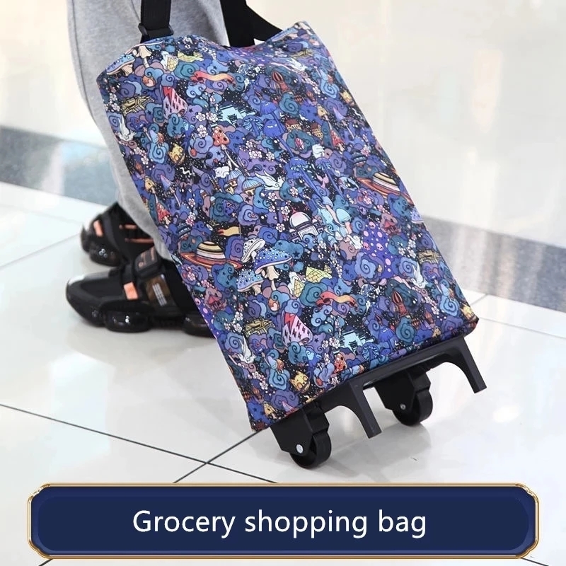 Folding Storage Bag High Capac - Food Storage With Wheels 리뷰 및 가격