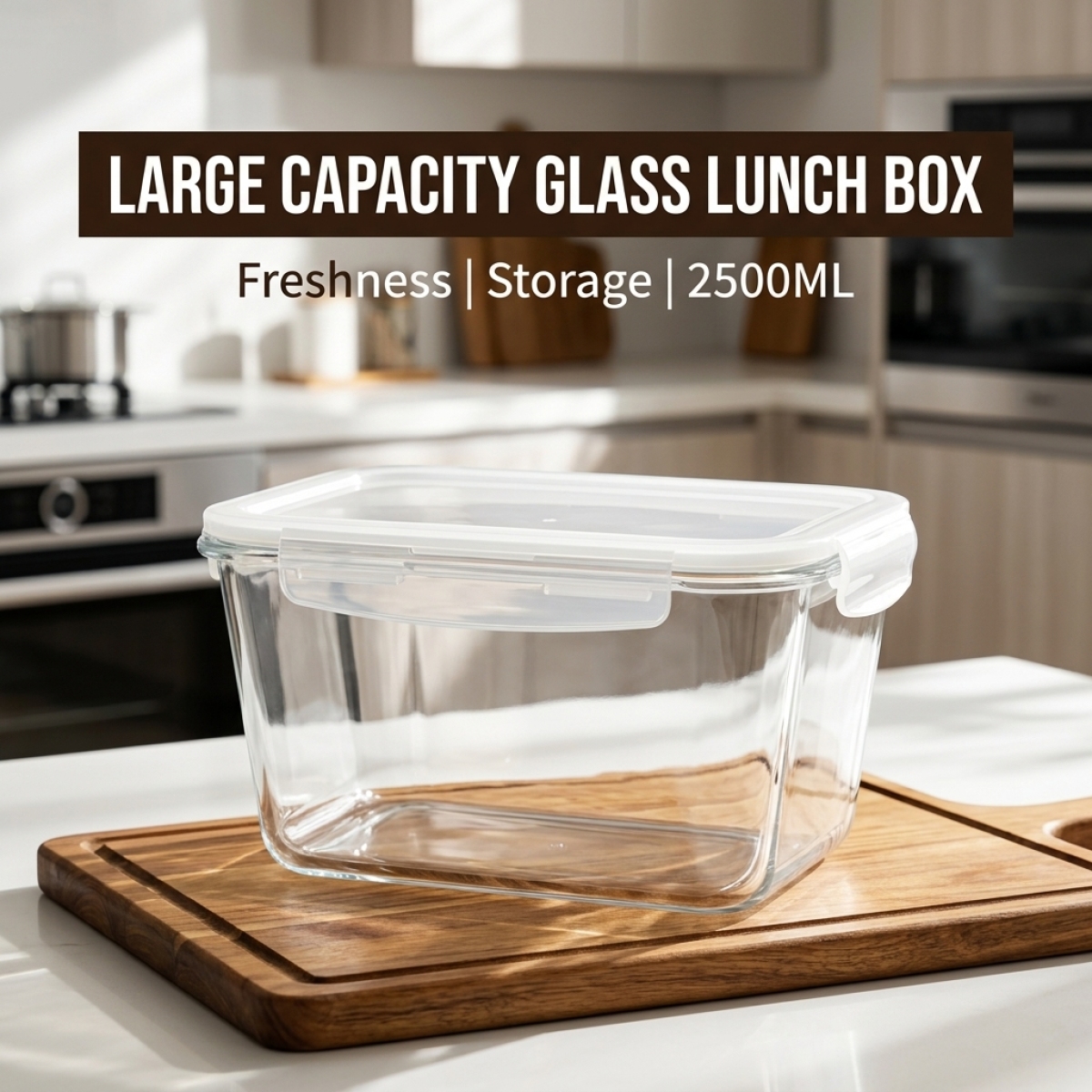 Large Capacity Borosilicate Gl - Food Storage Prep Containers 리뷰 및 가격