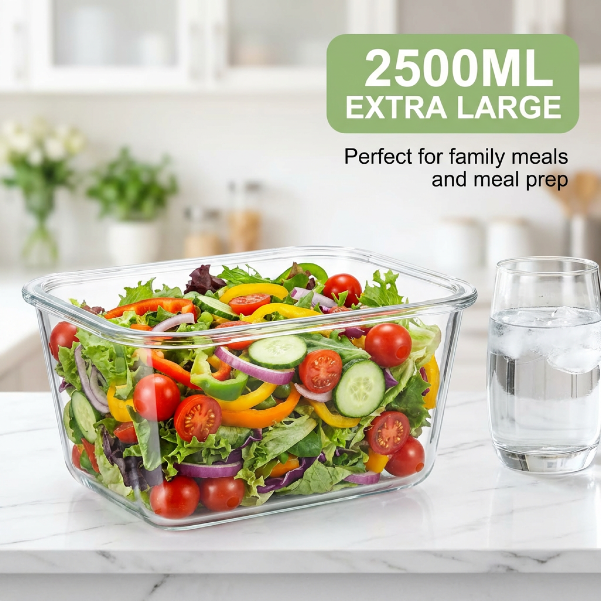 Large Capacity Borosilicate Gl - Food Storage Prep Containers 리뷰 및 가격