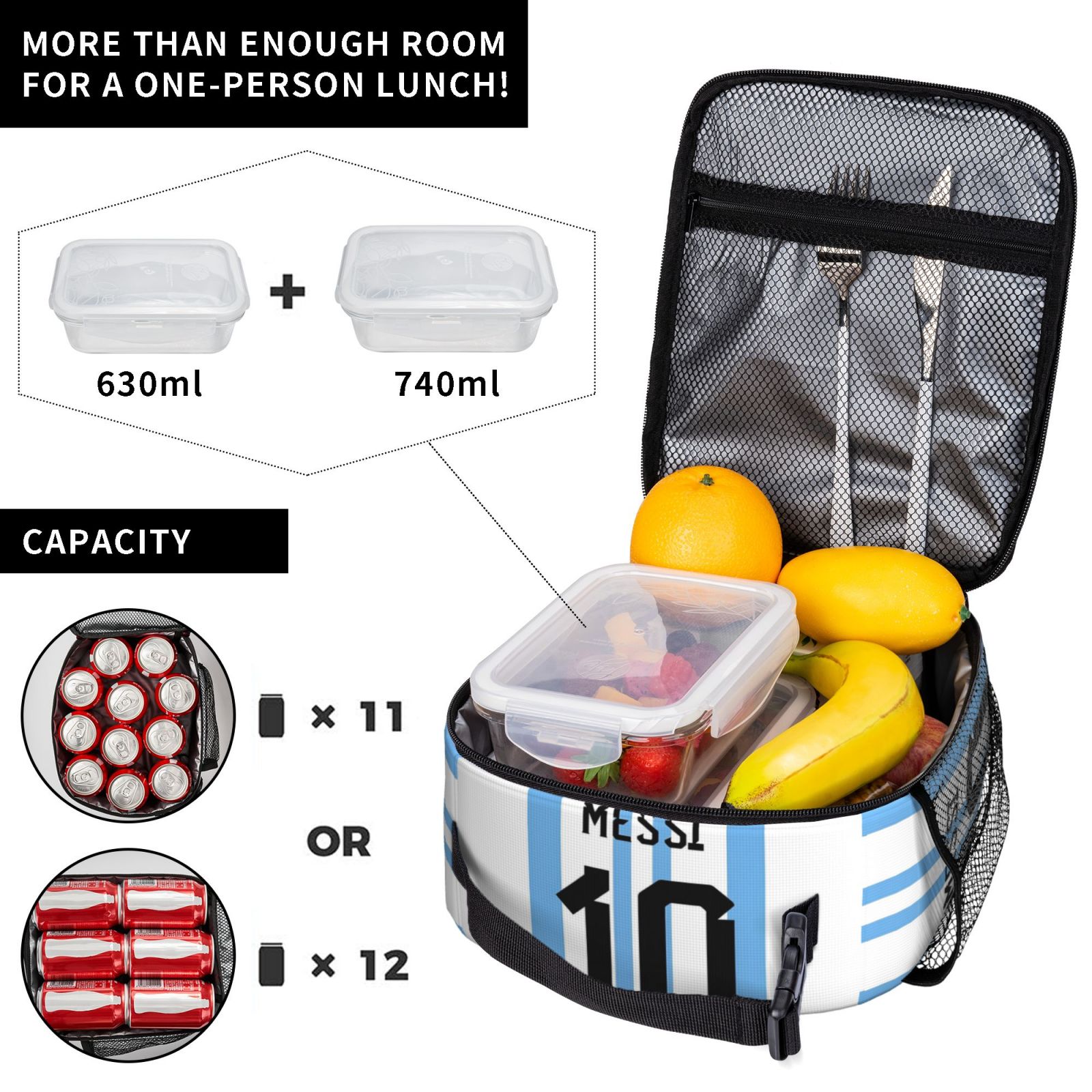 Custom Messis 10 Football Socc - Food Storage Keep Warm 리뷰 및 가격