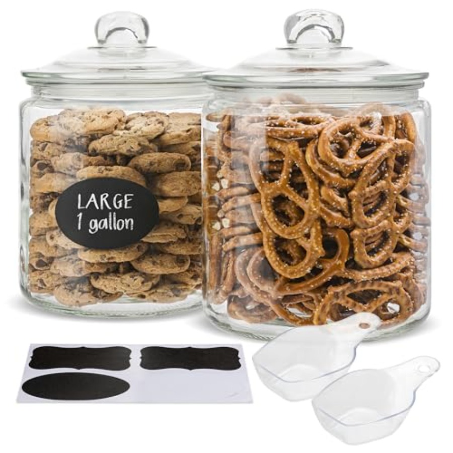Glass Kitchen Jars Food and Co - Food Storage Jar Glass 리뷰 및 가격