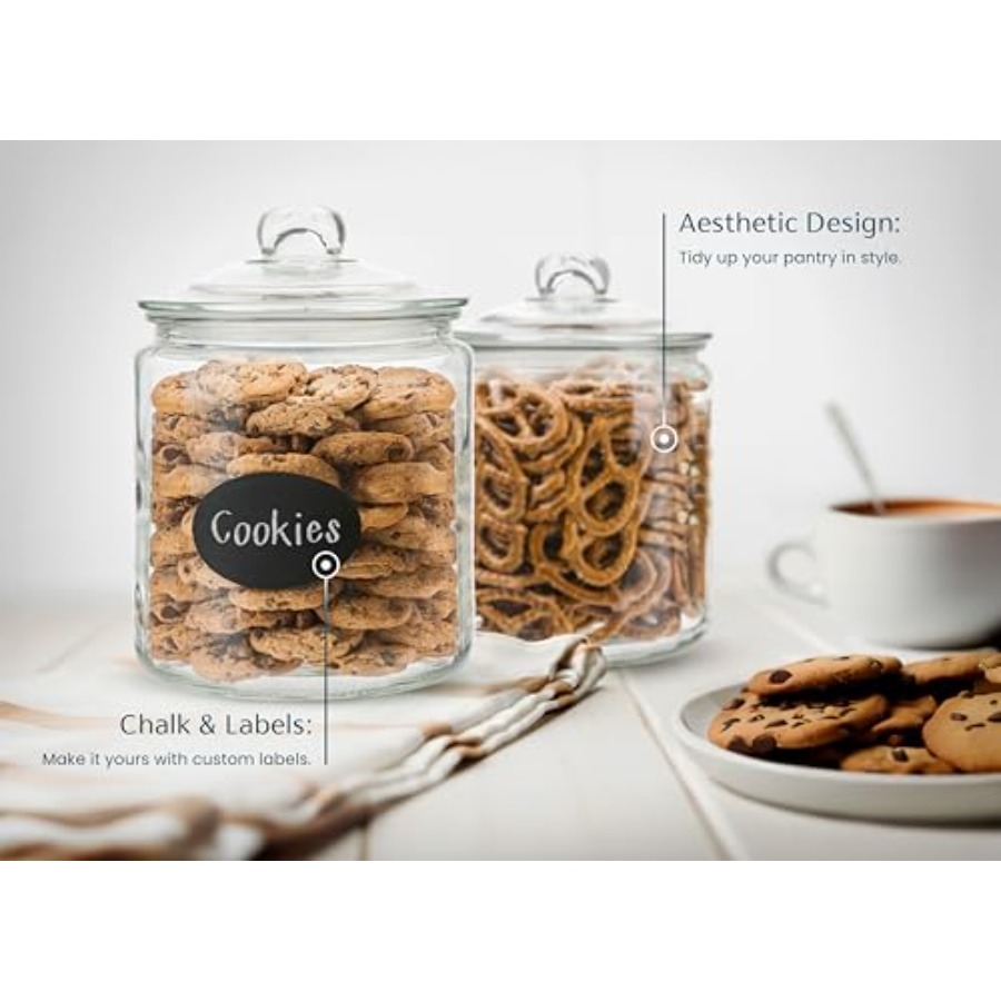 Glass Kitchen Jars Food and Co - Food Storage Jar Glass 리뷰 및 가격