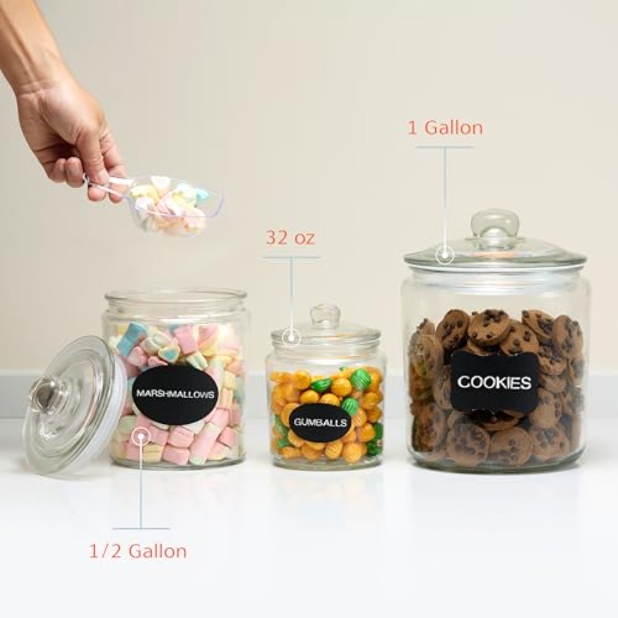 Glass Kitchen Jars Food and Co - Food Storage Jar Glass 리뷰 및 가격