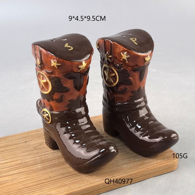 Vintage Boots Ceramic Spice Ja - Food Storage Jar Set 리뷰 및 가격