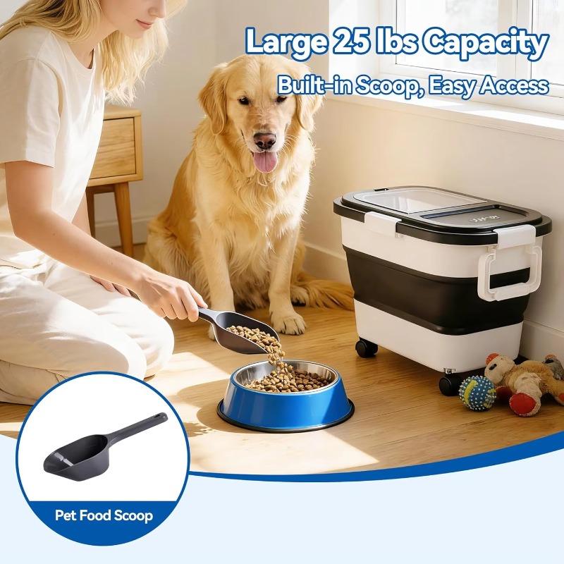 Dog Food Storage Container 20- - Food Storage With Wheels 리뷰 및 가격