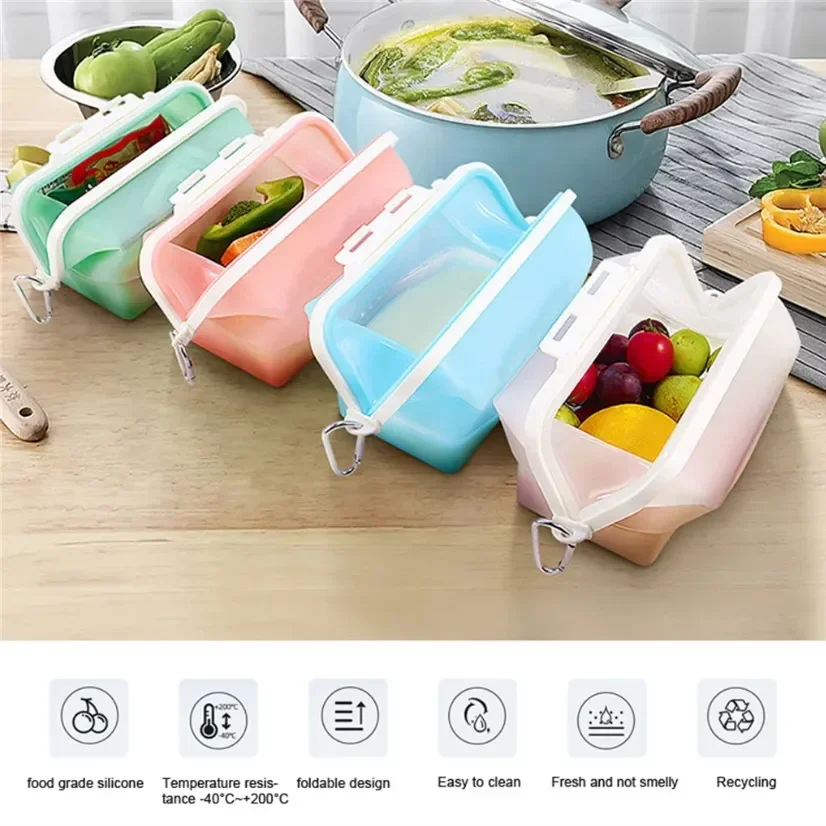 Silicone Travel Premium Reusab - Food Storage Safe 리뷰 및 가격