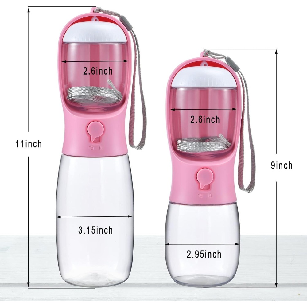 Dog Water Bottle with Food Con - Food Storage Necessities 리뷰 및 가격