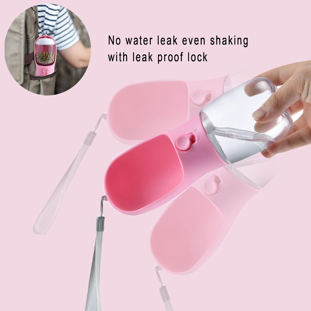 Dog Water Bottle with Food Con - Food Storage Necessities 리뷰 및 가격