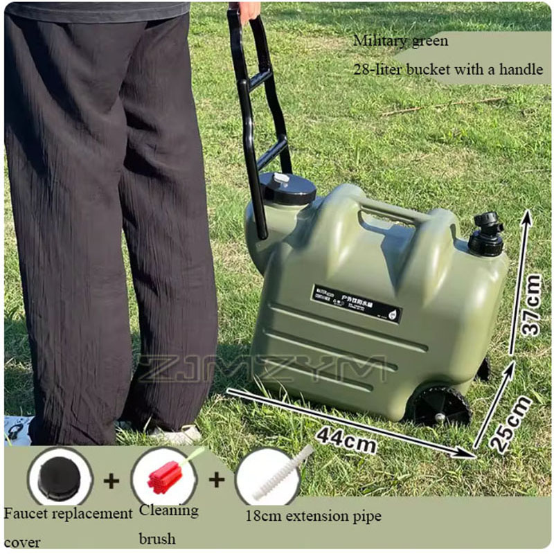 28L Large Capacity Camping Buc - Food Storage With Wheels 리뷰 및 가격
