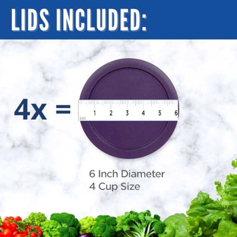 Replacement Lids for Pyrex 4-C - Food Storage Glass Round 리뷰 및 가격
