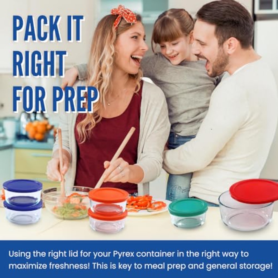 Replacement Lids for Pyrex 4-C - Food Storage Glass Round 리뷰 및 가격