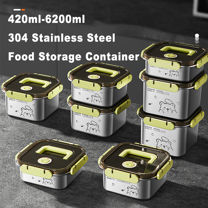 COOKER KING 420ml-6200ml Large - Food Storage Stainless Steel Containers 리뷰 및 가격