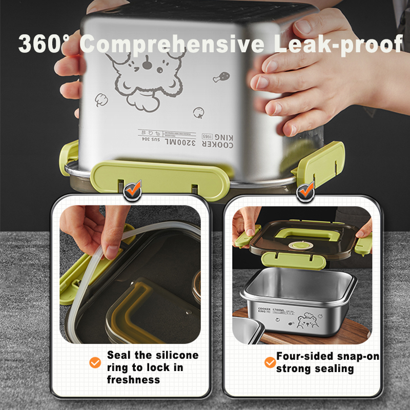 COOKER KING 420ml-6200ml Large - Food Storage Stainless Steel Containers 리뷰 및 가격