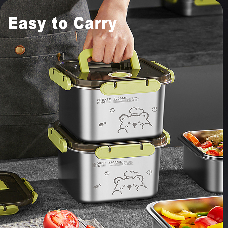 COOKER KING 420ml-6200ml Large - Food Storage Stainless Steel Containers 리뷰 및 가격