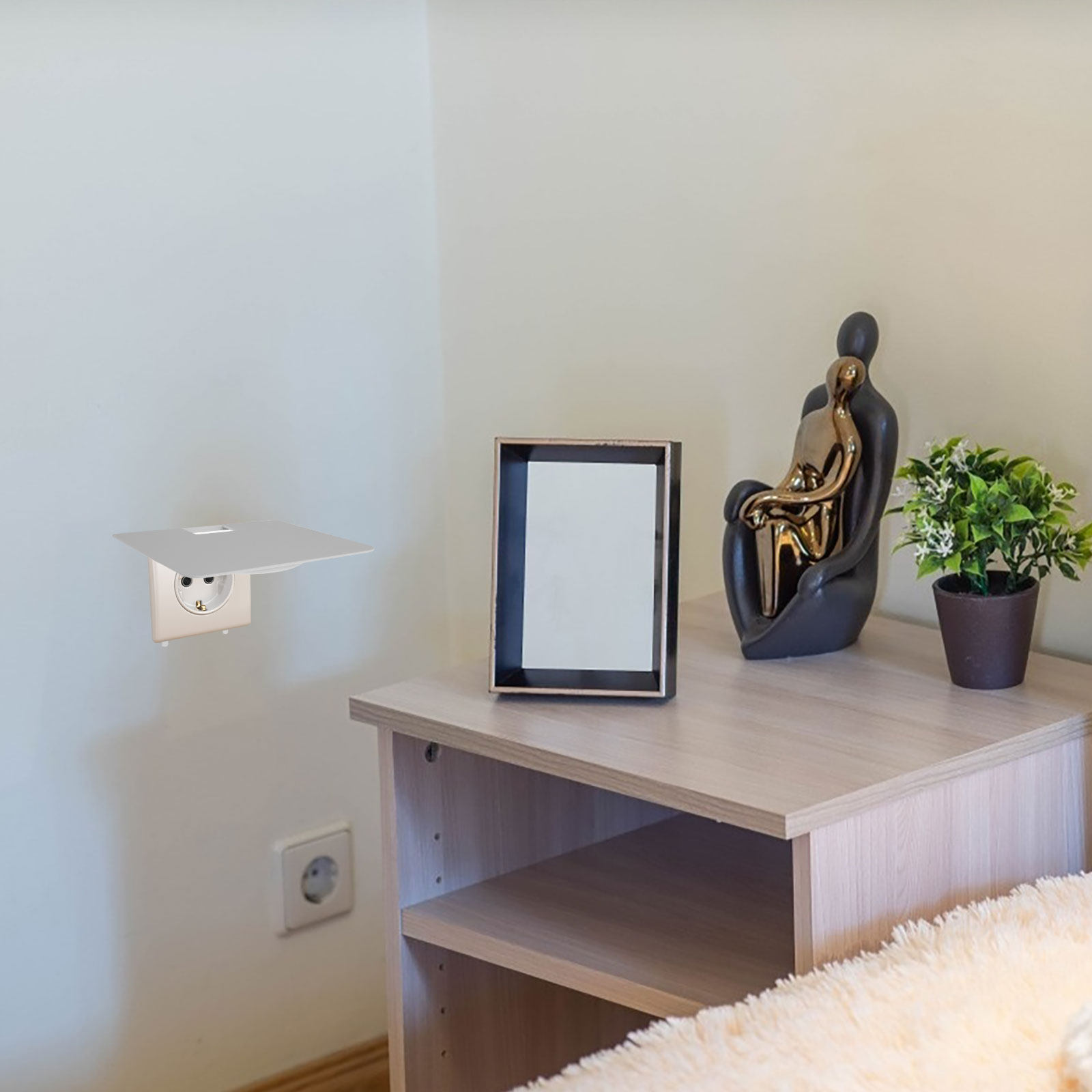 Detachable Outlet Shelf Wall M - Food Storage In Room 리뷰 및 가격