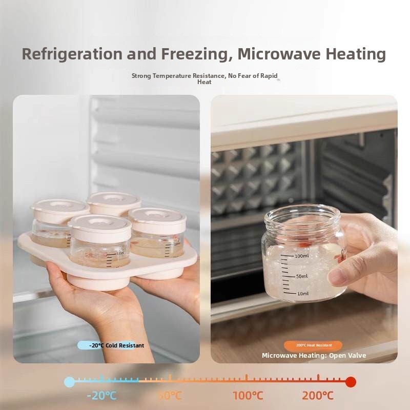 Food Grade Heat Resistant Glas - Food Storage Glass Round 리뷰 및 가격