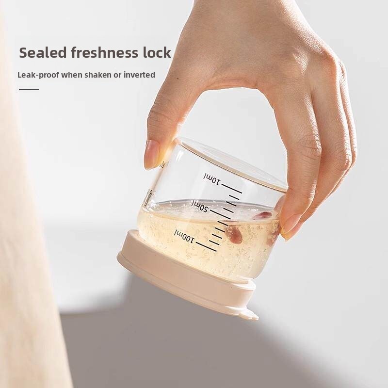 Food Grade Heat Resistant Glas - Food Storage Glass Round 리뷰 및 가격