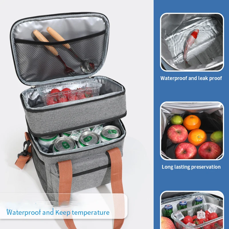 Thermal Lunch Bag Double Layer - Food Storage Keep Warm 리뷰 및 가격