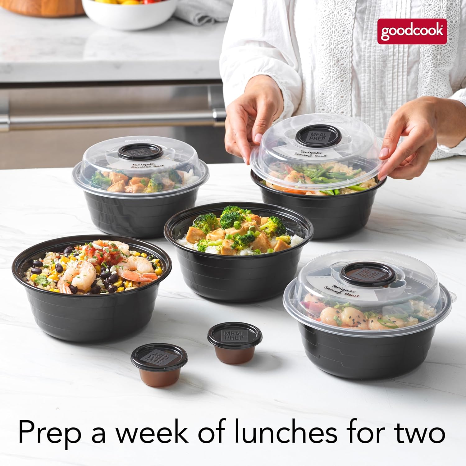 10 Pack 4-Cup Meal Prep Bowls  - Food Storage Prep Containers 리뷰 및 가격