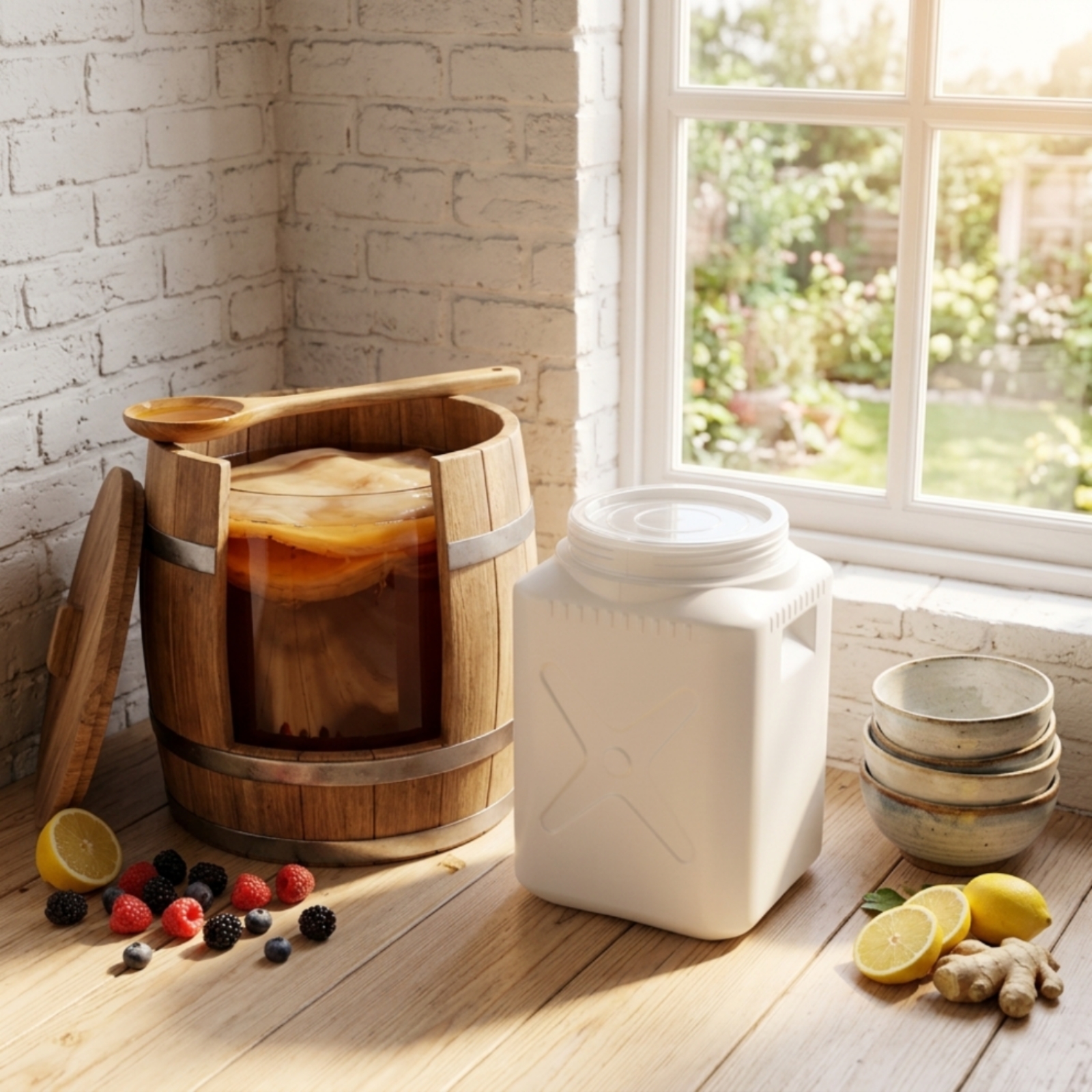 Fermentation Barrel with Lid S - Food Storage Safe 리뷰 및 가격