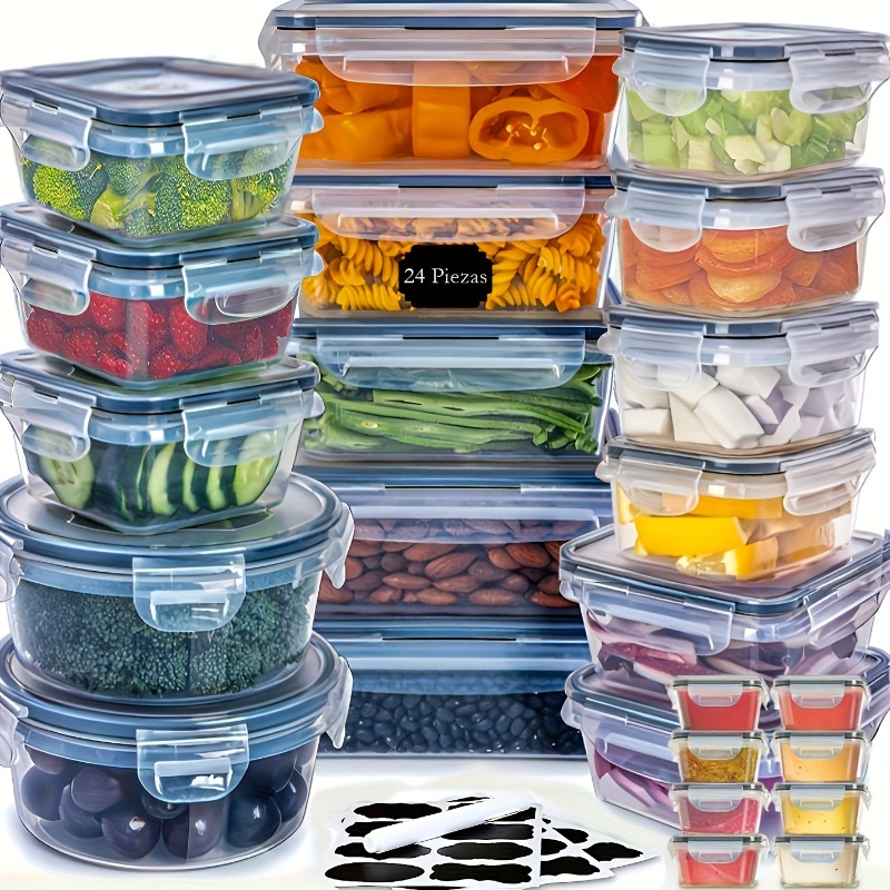 48PCS BPA-Free Food Storage Se - Food Storage Jar Set 리뷰 및 가격