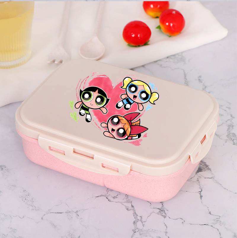 The Powerpuff Girls Bento Lunc - Food Storage In Room 리뷰 및 가격