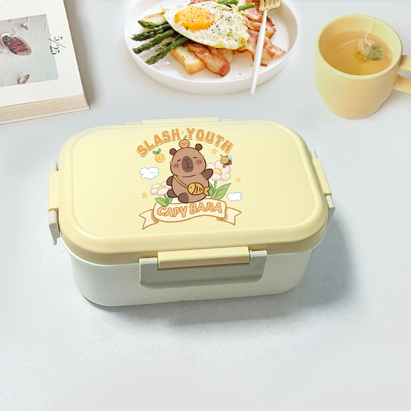 Capybara Bento Lunch Box Carto - Food Storage System 리뷰 및 가격