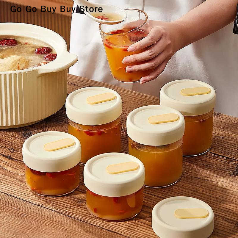 【ST】1Pc 240/400ML Glass Food S - Food Storage Jar Glass 리뷰 및 가격
