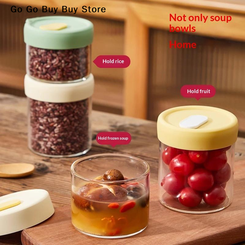 【ST】1Pc 240/400ML Glass Food S - Food Storage Jar Glass 리뷰 및 가격