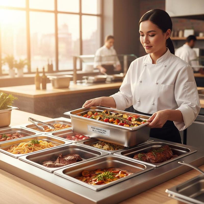 6 Pack Buffet Trays Full Size  - Food Storage Stainless Steel Containers 리뷰 및 가격