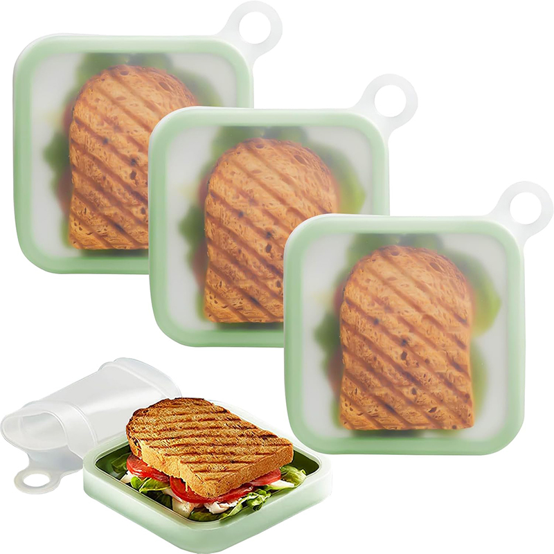 Silicone Sandwich Toast Bento  - Food Storage Keep Warm 리뷰 및 가격