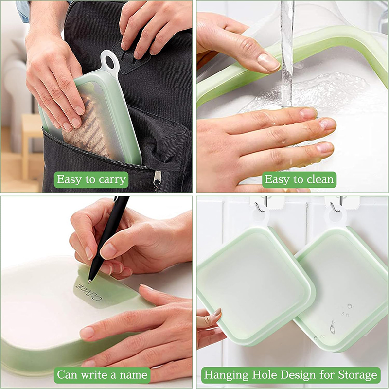 Silicone Sandwich Toast Bento  - Food Storage Keep Warm 리뷰 및 가격