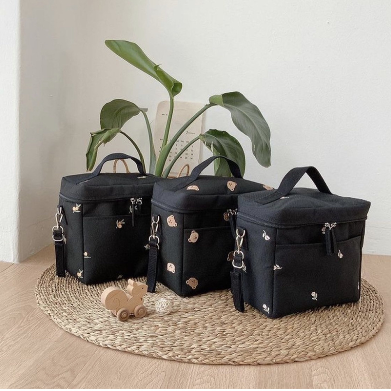 Bear Embroidery Baby Stroller  - Food Storage Keep Warm 리뷰 및 가격