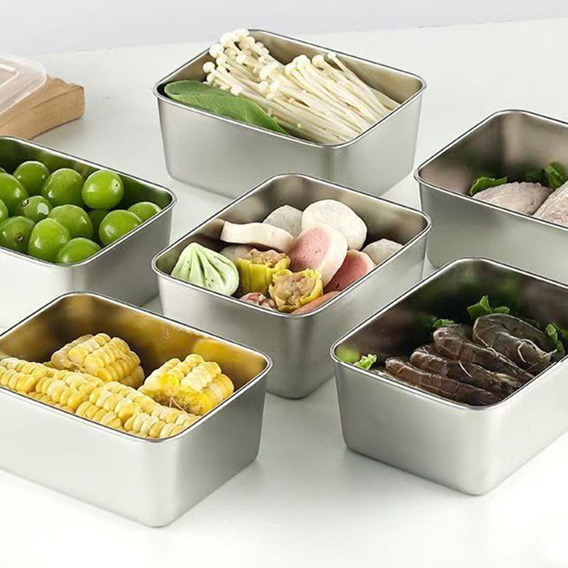 6-Piece Stainless Steel Food S - Food Storage Stainless Steel Containers 리뷰 및 가격