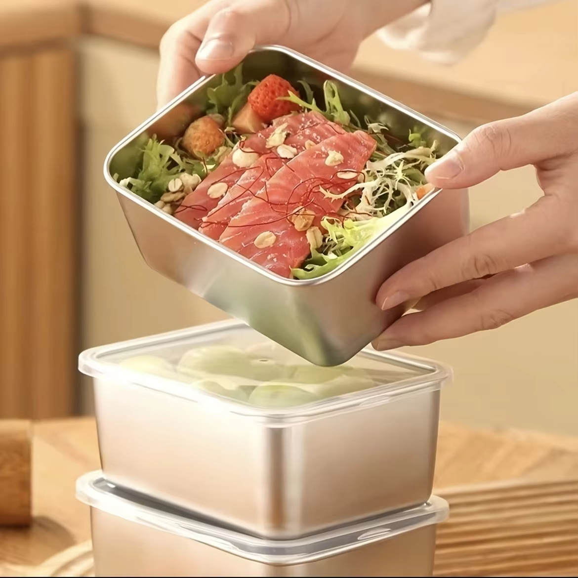 6-Piece Stainless Steel Food S - Food Storage Stainless Steel Containers 리뷰 및 가격