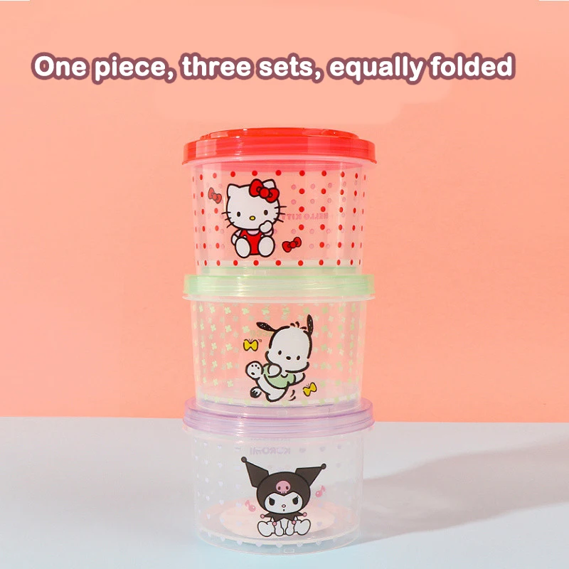 Kitty Bento Box Set 3 Pieces C - Food Storage Jar Set 리뷰 및 가격